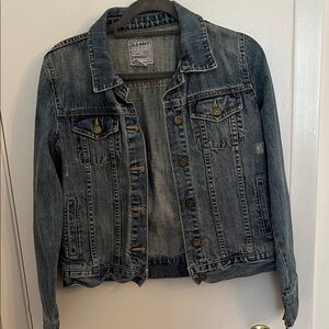 Old Navy Women's Distressed Denim Jacket